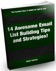 14 LIST BUILDING EMAIL TIPS BOOK
